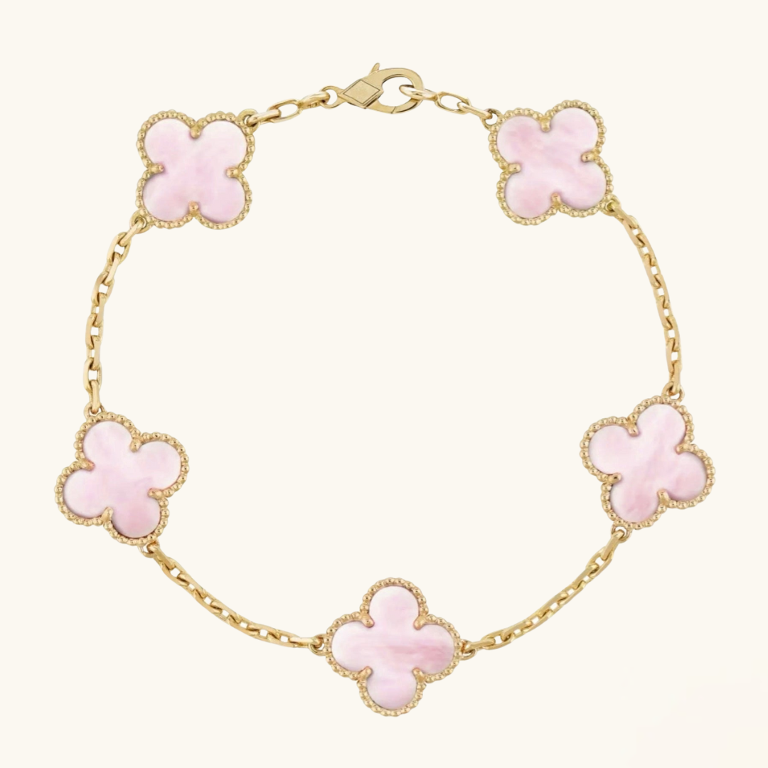 CLOVER | Bracciale Rosa