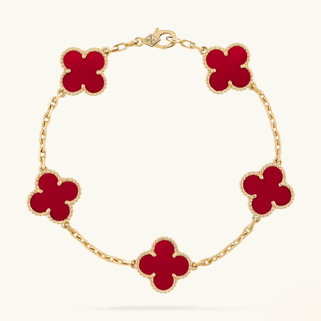 CLOVER | Bracciale Rosso