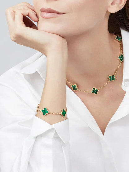 CLOVER | Bracciale Verde