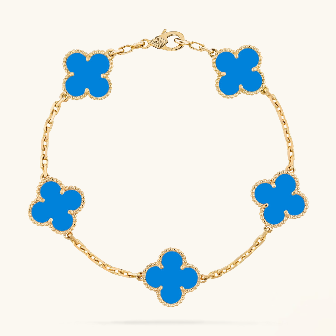 CLOVER | Bracciale Blu