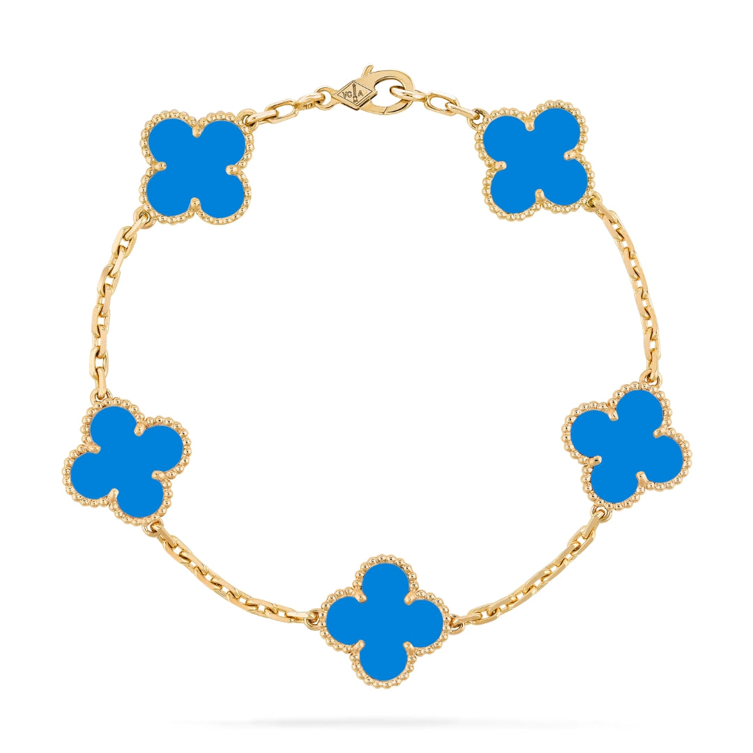 CLOVER | Bracciale Blu