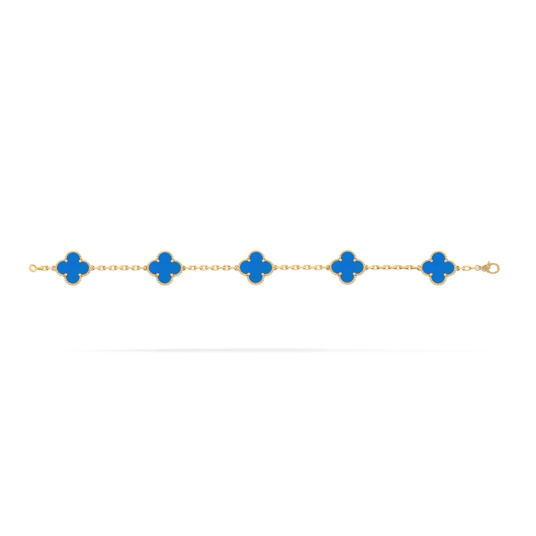 CLOVER | Bracciale Blu