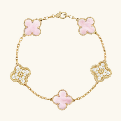 CLOVER | Bracciale Golden Pink Prestige