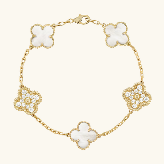 CLOVER | Bracciale Prestige Oro Bianco