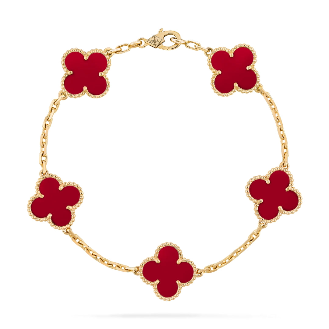 CLOVER | Bracciale Rosso